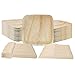 Upper Midland Products 150 Piece Set, Biodegradable Plates Forks and Knives, Eco Friendly Disposable Palm Leaf Dinnerware, 50 Plates, 50 Wood Forks, 50 Knives