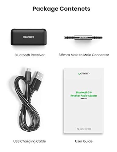 UGREEN Bluetooth Receiver for Car Portable Wireless Bluetooth