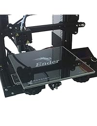 Enomaker   Cama de cristal de borosilicato transparente para impresoras 3D Ender 3, 9.252 x 9.252 x 0.118 in