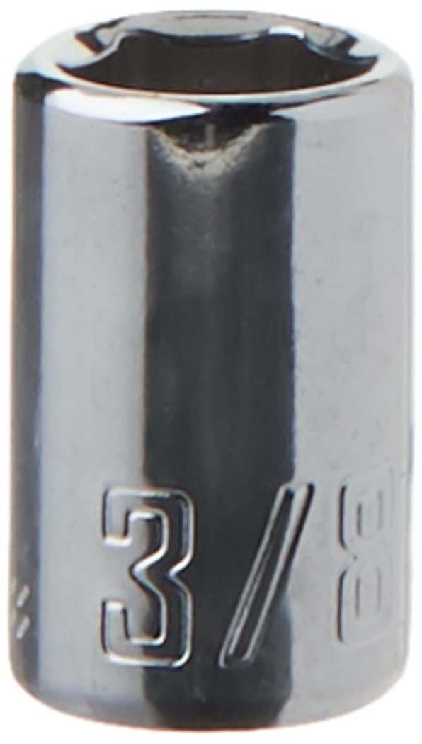 CRAFTSMAN Shallow Socket, SAE, 1/4-Inch Drive, 3/8-Inch, 6-Point (CMMT43497)