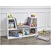 Amazon Basics Kids Bookcase with Reading Nook and 7 Storage Shelves, White, 40.1