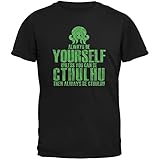 Always Be Yourself Cthulhu Black Adult T-Shirt