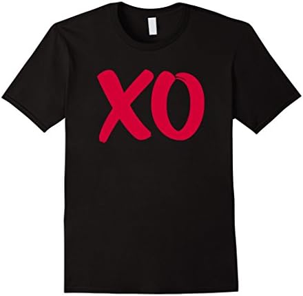 Men's XO Valentines Day Tshirt XOXO LOVE Girl Women Medium Black