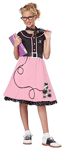 California Costumes Girls Pink 50s Sweetheart Costume Small (6-8) at Amazon