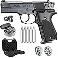 Wearable4U - Umarex Walther CP88, Blued, 4 inch Barrel CO2 .177 Cal Pellet Air Pistol with 5X 12gr CO2 Tanks and 3pk 8-Shot Rotary Spare Mag and .177 500ct Pellets Bundle