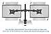 Mount-It! Dual Monitor Mount | Double Monitor Desk Stand Arm | Two Articulating Arms Fit 2 Screens 17 19 20 21 22 24 27 Inch Computer | VESA 75 100 Compatible Displays | C-Clamp Base