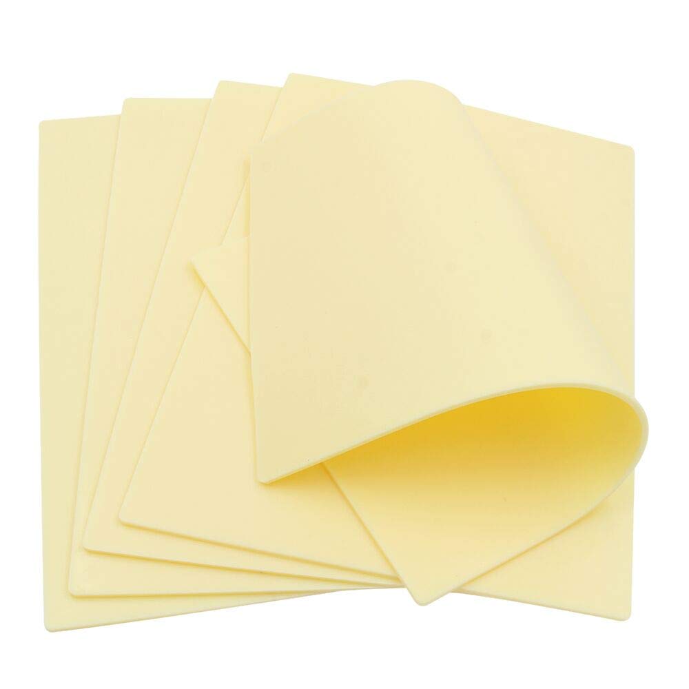 Blank Tattoo Skin Practice Makeup - SOTICA Double Sides 5 Sheets 8x12" 3MM Thick Silicone Tattooing and Microblading Fake Eyebrows latex Practice Skins for Tattoo Supplies Tattoo Kit