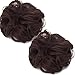 2pcs Hair Bun Extensions Wavy Curly Messy Donut Chignons Hair Piece Wig Hairpiecethumb 1