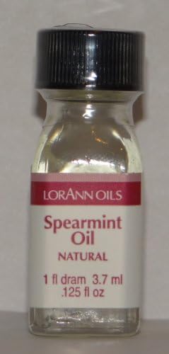LorAnn Spearmint Oil SS, Natural Flavor, 1 dram bottle (.0125 fl oz - 3.7ml - 1 teaspoon)