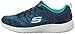 Skechers Sport Women's Burst Fashion Sneaker,Navy/Aqua,8 M US