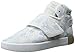 adidas Originals Men's Shoes | Tubular Invader Strap Fashion Sneakers, White/White/LGH Solid Grey, (9.5 M US)