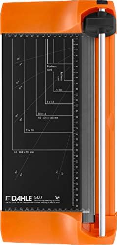 Dahle00507 14386 Rotary Paper Trimmer Funny Orange