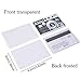 Honbay 20PCS Transparent Plastic Vertical ID Credit Card Holder Protector Sleeve