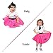 Hip Hop 50's Shop Baby and Toddler Poodle Skirt (Hot Pink, Toddler)