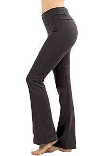 printed flare yoga pants