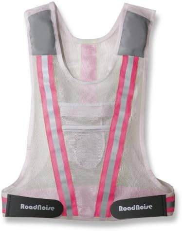 Running Vest With Speakers - Hot Pink - Reflective (Medium)