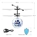 Toyk Flying Ball Infrared Induction RC Flying Toy for Kids Adults Built-in LED Light Disco Helicopter Teenagers Shining Colorful Flying Drone Indoor and Outdoor Games for Boys and Girls