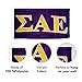 Sigma Alpha Epsilon Letter Fraternity Flag Greek Letter Use as a Banner 3 x 5 Feet Sign Decor SAE