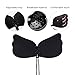 Holisouse Strapless Bra Push up Sticky Backless Self Adhesive Invisible Bras for Women with All Sizes Available,Black,E