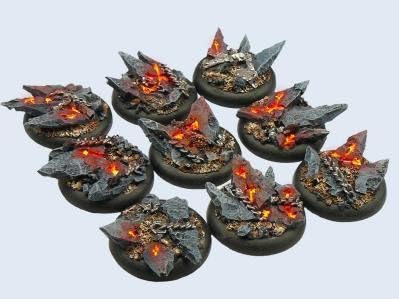 Micro Art Studio 30mm Round Chaos Bases (5)