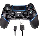 PS4 Controller Wireless Controller Gamepad with Dual Vibration and 3.5mm Jack for Playstation 4