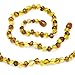 The Art of Cure Original Baltic Amber Teething Necklace- Polished Organic & Handmade (1x1) for boy or girl - 12.5 Inches size