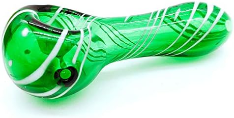 4.7 inch Pipe, Handmade Glass New Style Bub (Green)