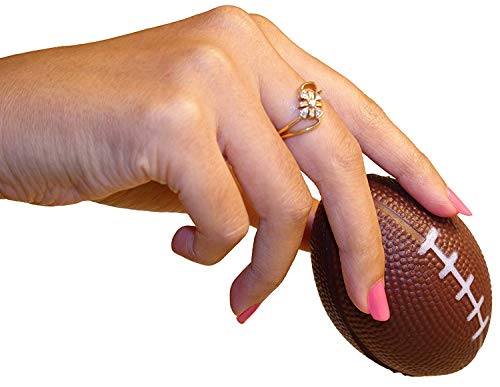 J&J's ToyScape Mini Foam Football 4" x 2.5" (Pack of 12) Mini Foam Squeeze Ball, Foam Squeeze Sports Ball Toy for School Carnival Reward, Football Party Favors
