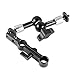 SMALLRIG 7’’ Articulating Magic Arm with 15mm Dual Rod Clamp Railblock for 15mm Rail Support System