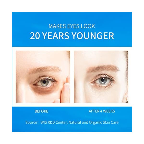 WIS Collagen Under Eye Mask, Under Eye Gel Pads for Puffy Eyes & Dark Circles- Hydrating Anti-Aging, Eye Bags Treatment…