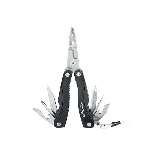 Booms-Fishing-L1-Fishing-Pliers-13-in-1-Heavy-Duty-Multi-tools-67-Inches-with-Belt-Holder-Sheath-Blue-Black-and-Silver-Available