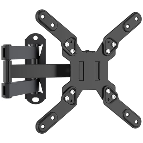 Soporte de Pared para TV, Soporte Giratorio para TV con Brazo articulado, extensión de inclinación y rotación para la mayoría de monitores LED, LCD y TVs de Plasma de 13-42 Pulgadas, hasta 20