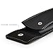 Oirlv Black Leather Travel Jewelry Pouch Watch Bracelet Storage Bag Case