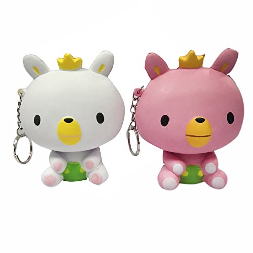 Vipe Kawaii Slow Rising Squishy Slice Bear Cream Scented Slow Rising Hand Wrist Toy Color Random - Thumbnail 5