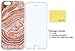 Iphone 6s Plus / 6 Plus Case, IiEXCEL Marble Pattern Soft TPU Case and Glass Screen Protector for Iphone 6 Plus / Iphone 6s Plus (Color 5A)