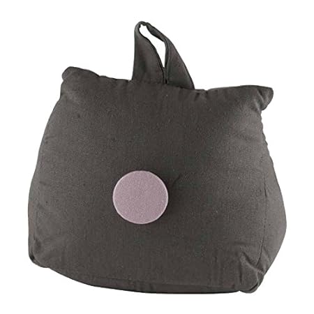 Better & Best 2531058 – Tasche Türstopper mit Stoff in Dunkel-Grau, 20 x 20 x 10 cm