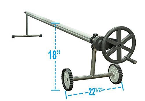 image for Sun2Solar 20-Foot-by-40-Foot Rectangle Blue Solar Cover and Easy Gear 