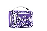 High Sierra Single Compartment Lunch Bag, Shibori/Deep Purple/White