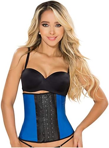 Laty Rose Colombian Latex Waist Cincher Trainer Belt Trimmer with 3 Hook Rows