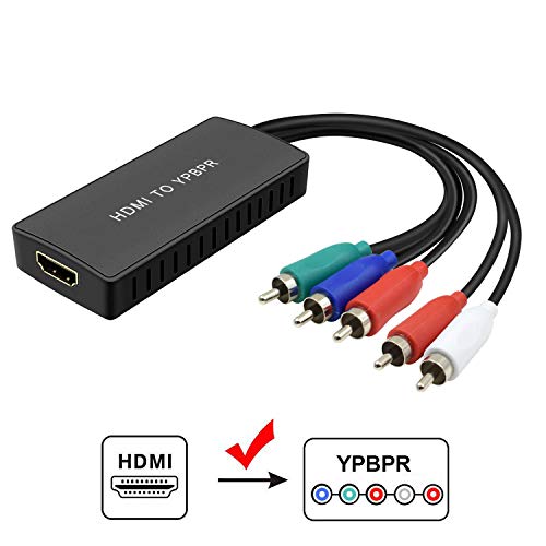 HDMI to Component Converter, HDMI to YPbPr Adapter Converter, HDMI to 5RCA RGB Converter for PC, Xbox, PS3, Roku, Fire Stick, Apple TV, DVD Players - Thumbnail 6