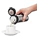LifeSky Stainless Steel Insulated Travel Coffee Mug, 16 oz (16oz, Black Lid)