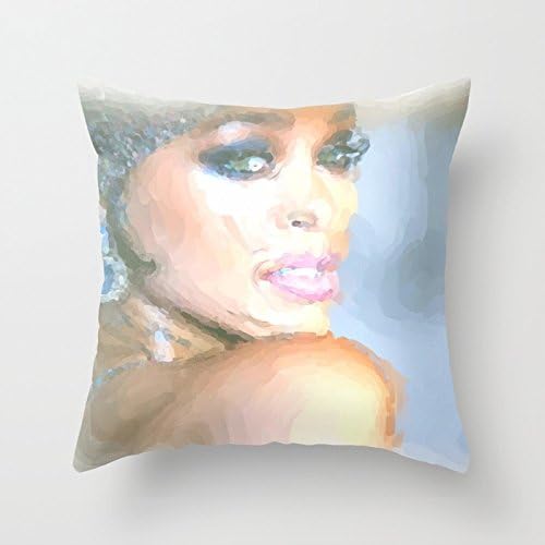 Amazon Com Rihanna Pillowcase By Heymollymolly Beauty 18x18inches