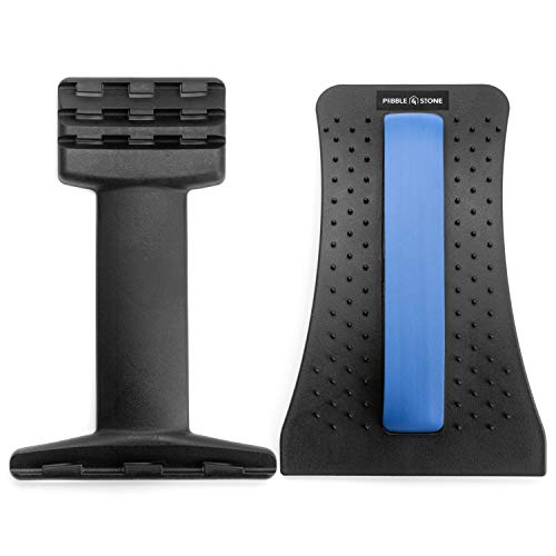 Lumbar Back Stretcher by Pebble & Stone for Lower Back Pain Relief