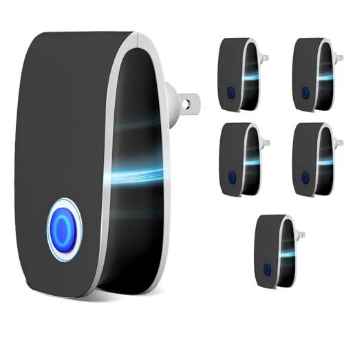 Photo 1 of 2025 Upgraded Electronic Pest Control Plug-in, Ultrasonic Repeller for Mice, Mosquitoes, Cockroaches, Spiders, Ants & More, Safe, Silent, Energy-Efficient, Ideal for Home, Office, Warehouse (5, Black)