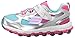 Skechers Kids Girls' Skech-Air Ultra-Bity Bubbles Running Shoe, Silver/Pink/Blue, 8 M US Toddler