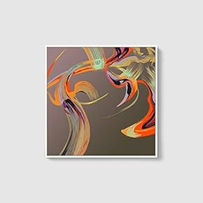 Framed Canvas Wall Art for Living Room, Bedroom Abstract Canvas Prints for Modern Home Decoration Ready to Hang - 16"x16" inches