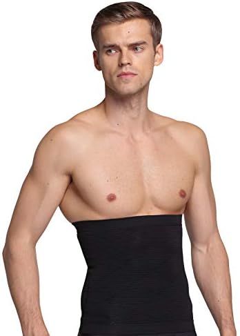 Sebasty Men Waist Belt Body Shaper Slimming Trainer Corset