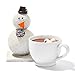 Kate Weiser Chocolate Carl the Drinking Chocolate Snowman - Serves 5-8 Cups