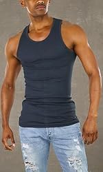 ToBeInStyle Men's Single A-Shirt Tank Top