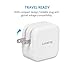 Lumsing Compact 2-Port Wall Charger with Foldable Power Adapter for iPhone iPad Samsung Galaxy Smartphones Tablets(Grey)